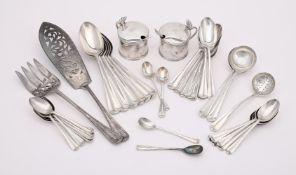 A SILVER PART TABLE SERVICE