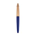 WATERMAN, EDSON, A BLUE RESIN FOUNTAIN PEN