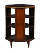 A MAHOGANY AND GILT METAL MOUNTED BOOKCASE