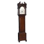 A MAHOGANY LONGCASE CLOCK