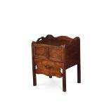 A GEORGE III MAHOGANY BEDSIDE COMMODE, IN THE MANNER OF THOMAS CHIPPENDALE