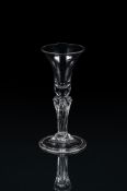 A 'SILESIAN' STEMMED WINE GLASS
