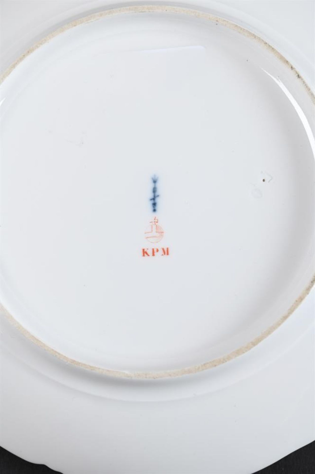 FIVE BERLIN (K.P.M.) PLATES AND EIGHT BERLIN (OUTSIDE DECORATED) PLATESCIRCA 1890-1905 in two size - Image 3 of 6