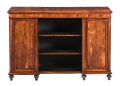 Y A GEORGE IV ROSEWOOD SIDE CABINET