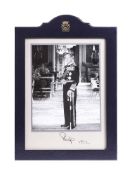 A SIGNED AND DATED COMMEMORATIVE PHOTOGRAPH OF HIS ROYAL HIGHNESS, PRINCE PHILIP, DUKE OF EDINBURGH