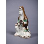 A Chinese Sancai glazed Figure of Guanyin