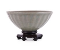 A Chinese 'Longquan' celadon-glazed 'lotus' bowl