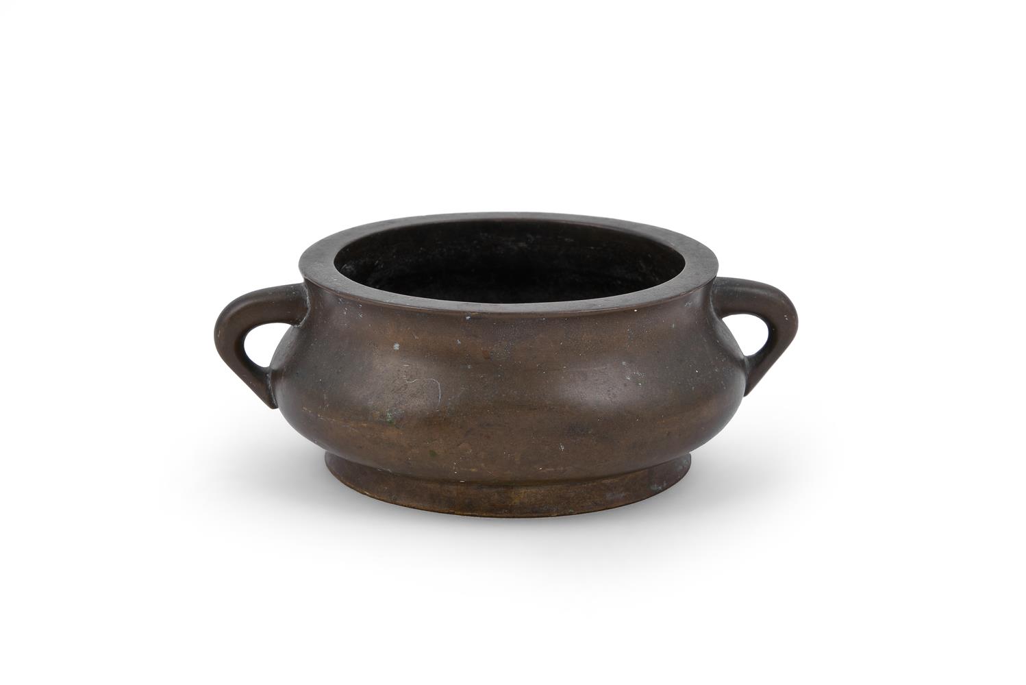 A Chinese bronze censer