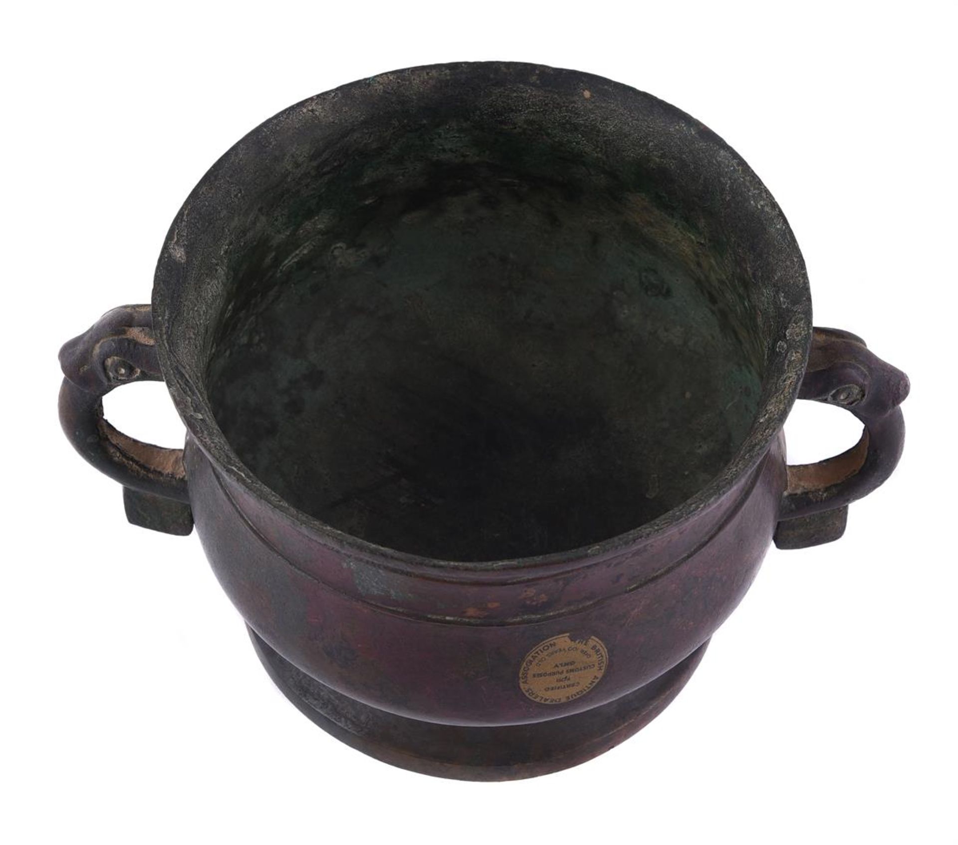 A Chinese bronze ritual food vessel - Image 13 of 22