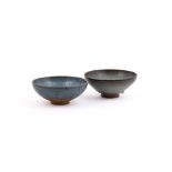 Two Chinese 'Jun' glazed bowls