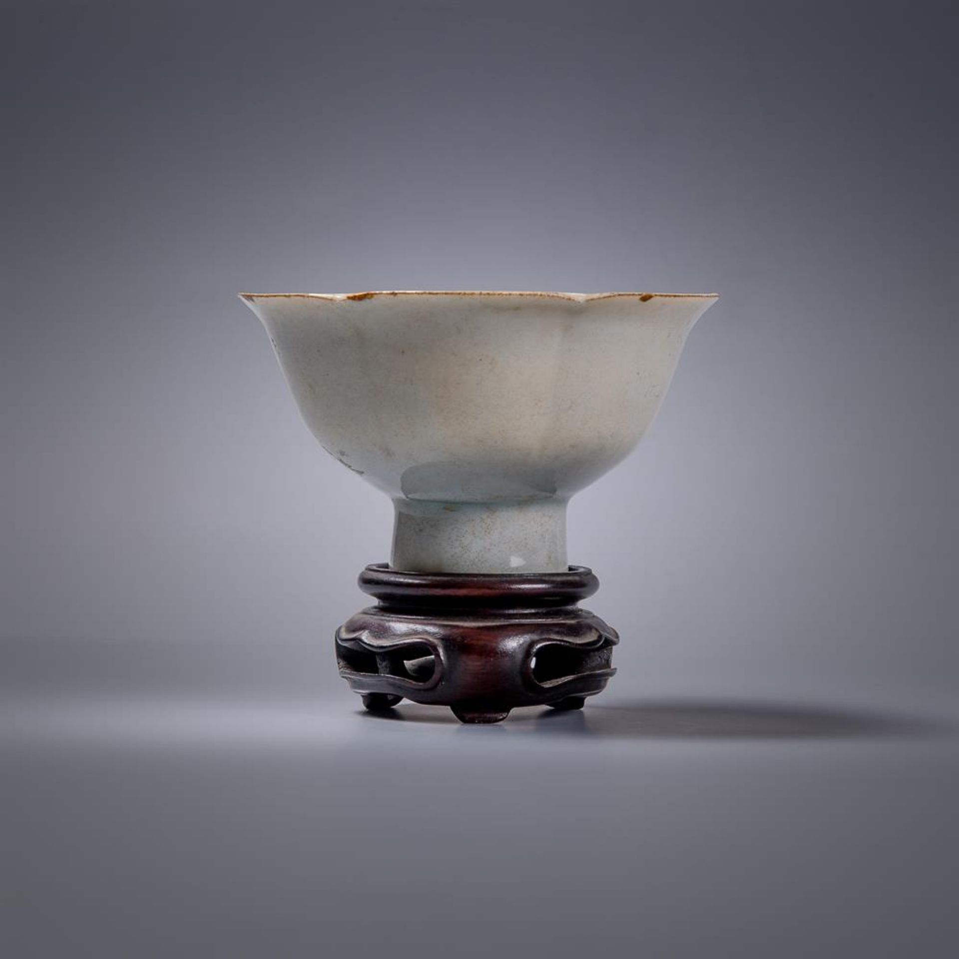 A Chinese Qingbai stem cup - Image 2 of 7