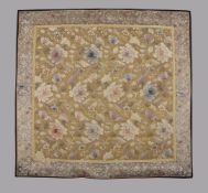 A fine Chinese Kesi weave panel