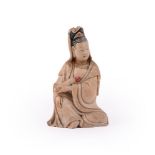 A soapstone carving of Guanyin