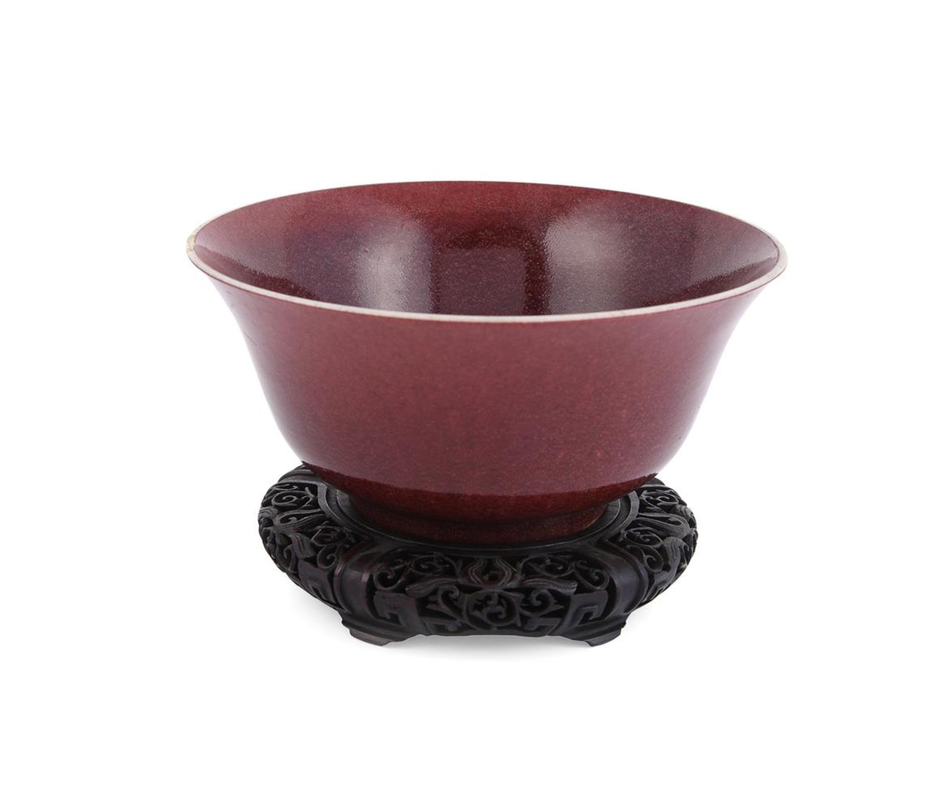 A Chinese copper-red bowl - Bild 2 aus 9