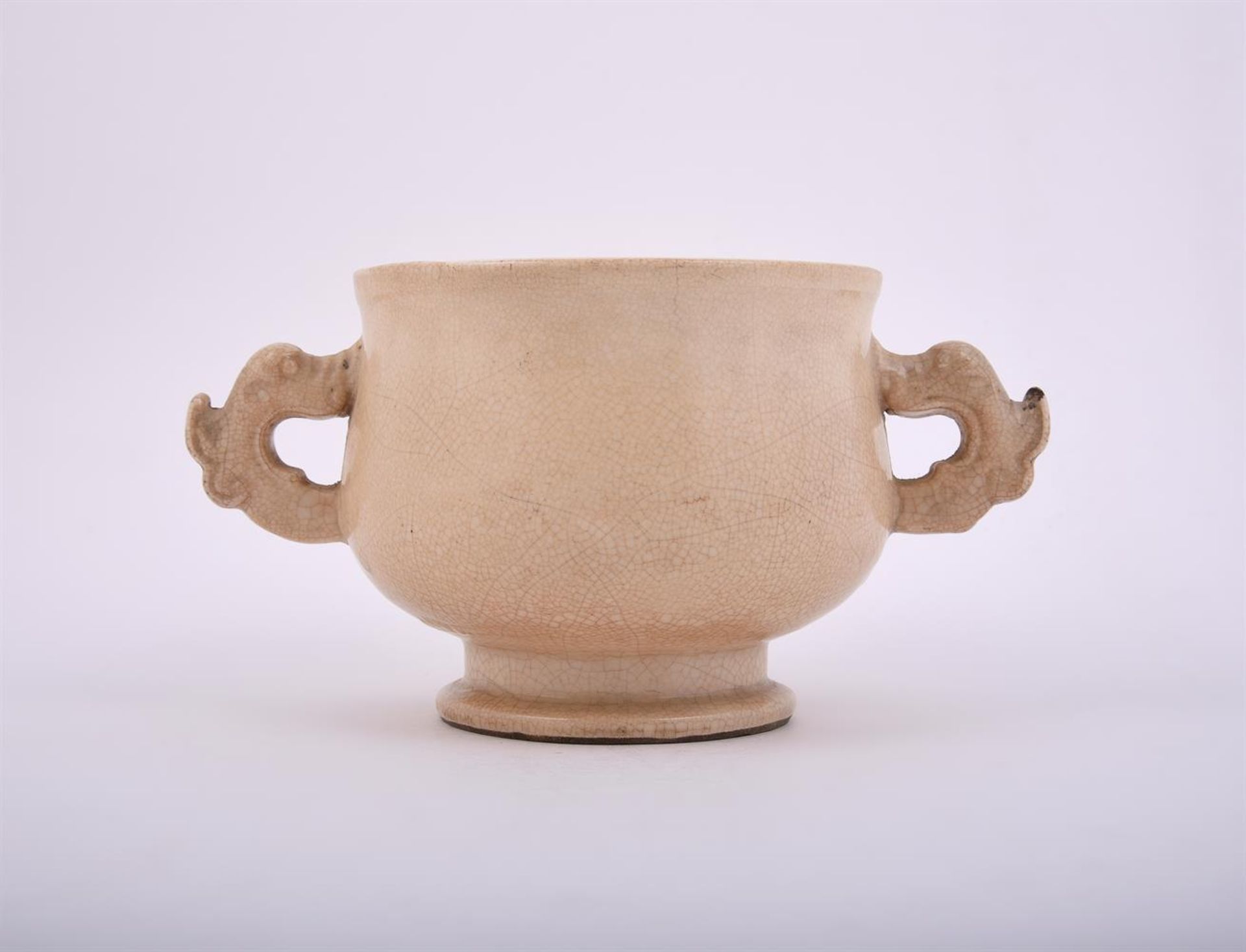 A Chinese crackle glazed censer - Image 2 of 10