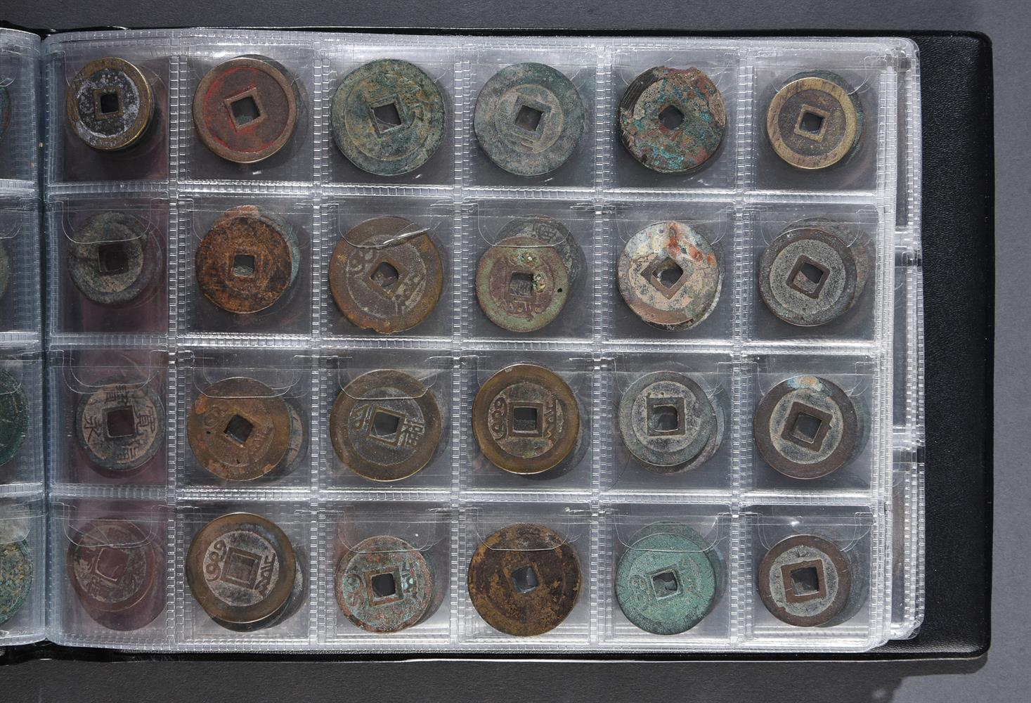 A booklet collection of Chinese coins - Image 8 of 18