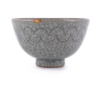 A Korean crackled-glazed bowl