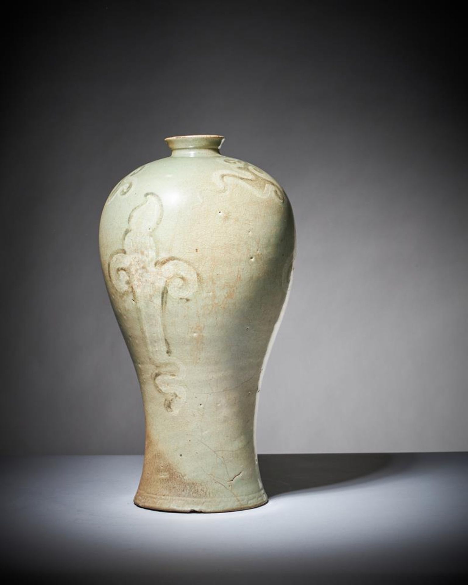 A large and unusual Korean stoneware Maebyeong - Image 3 of 10
