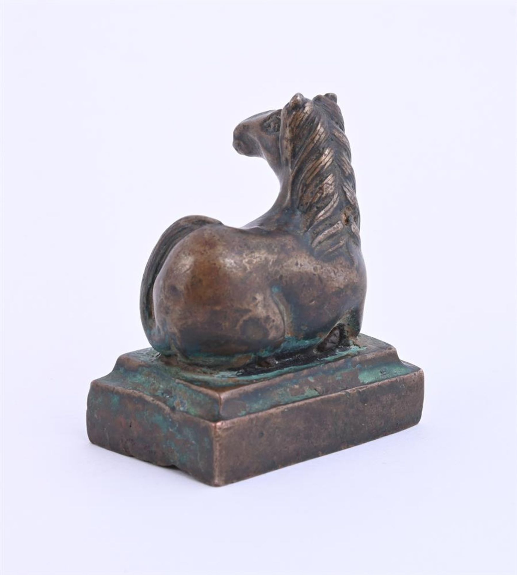 A Chinese bronze seal in the form of a horse - Image 4 of 4