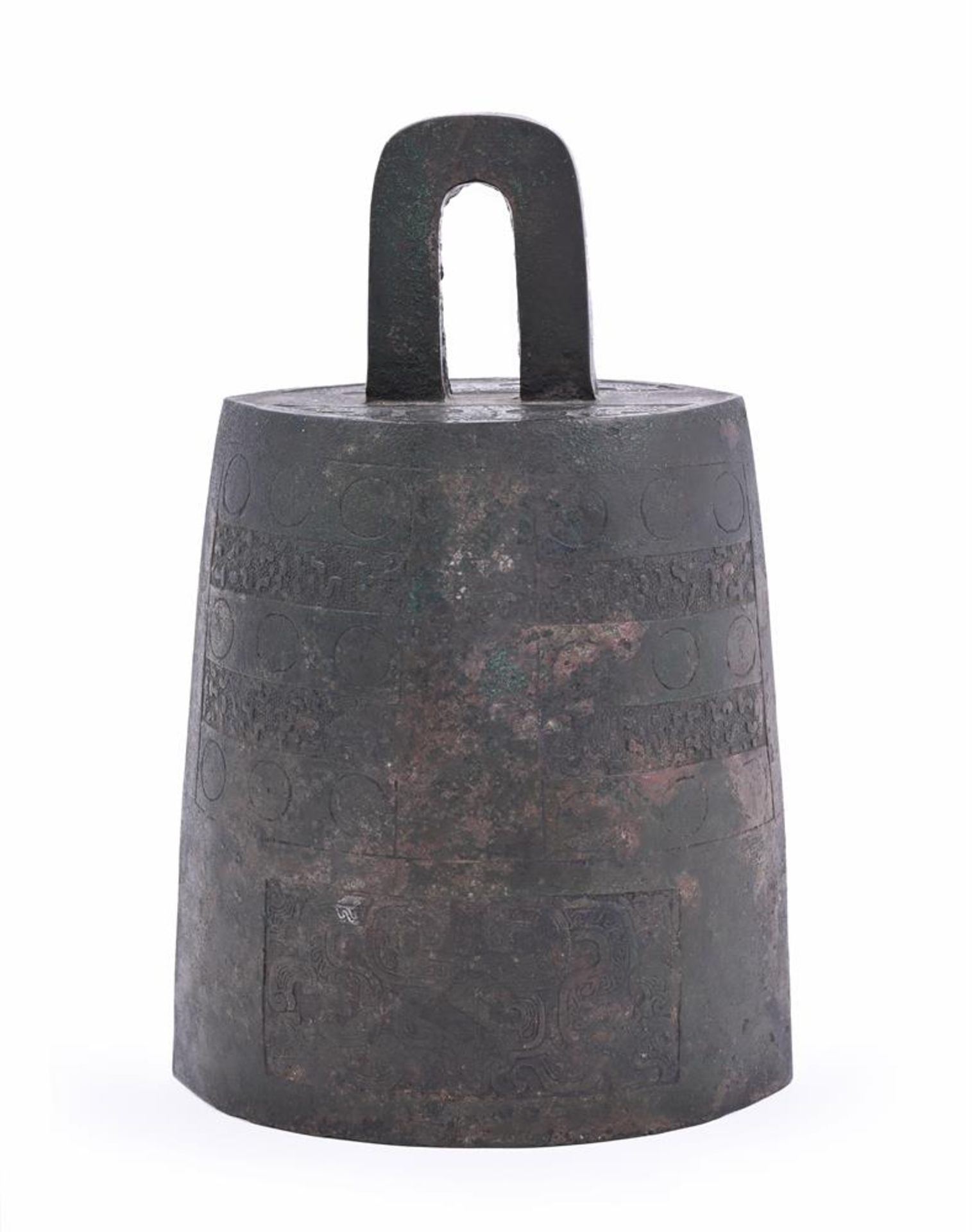 A Chinese archaistic bronze bell - Image 2 of 5