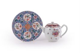 A Chinese Famille Rose teapot and cover