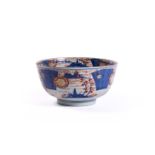 A Chinese Export Imari punch bowl