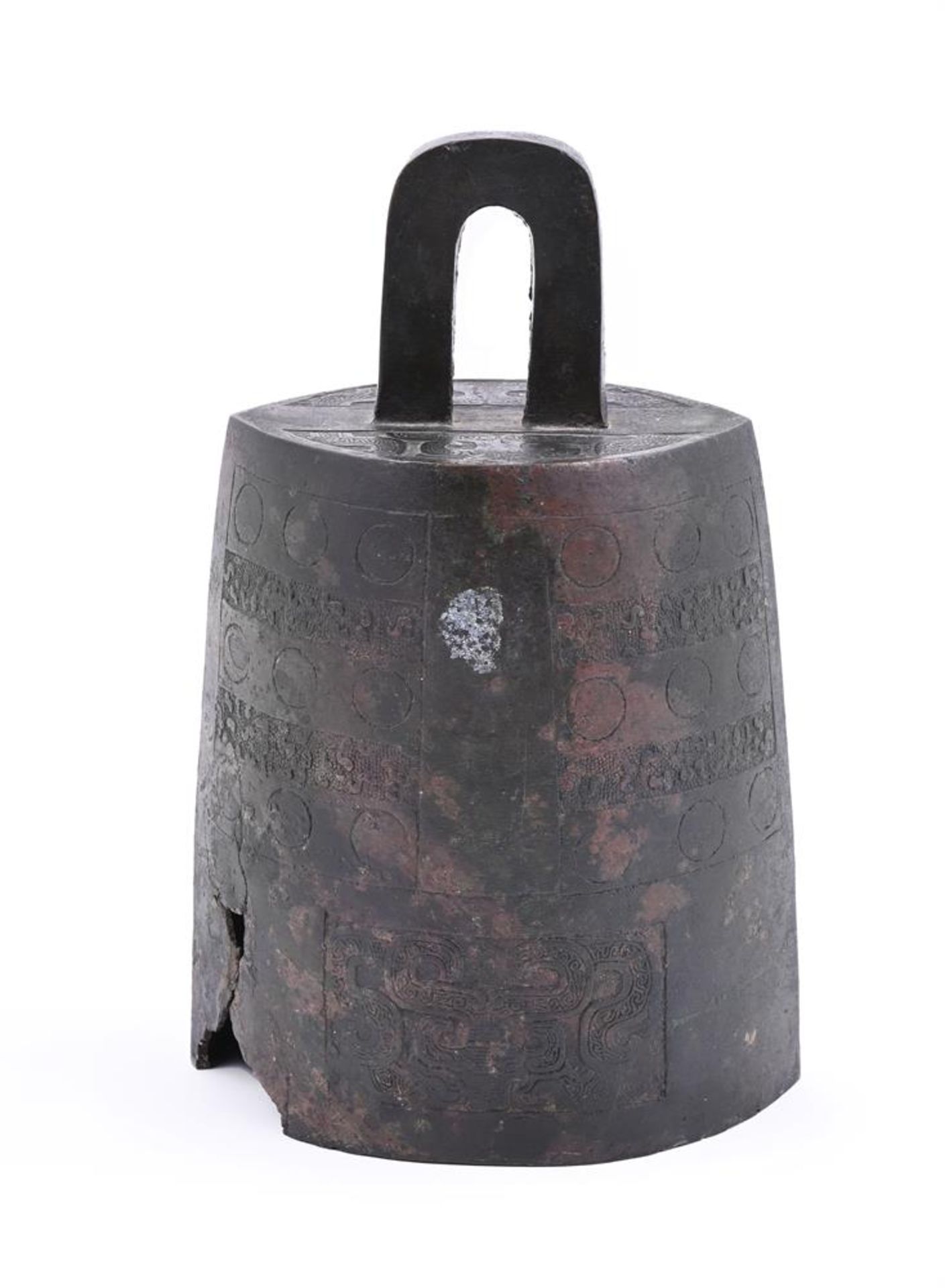 A Chinese archaistic bronze bell