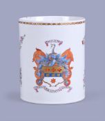A Chinese Export Famille Rose Mug