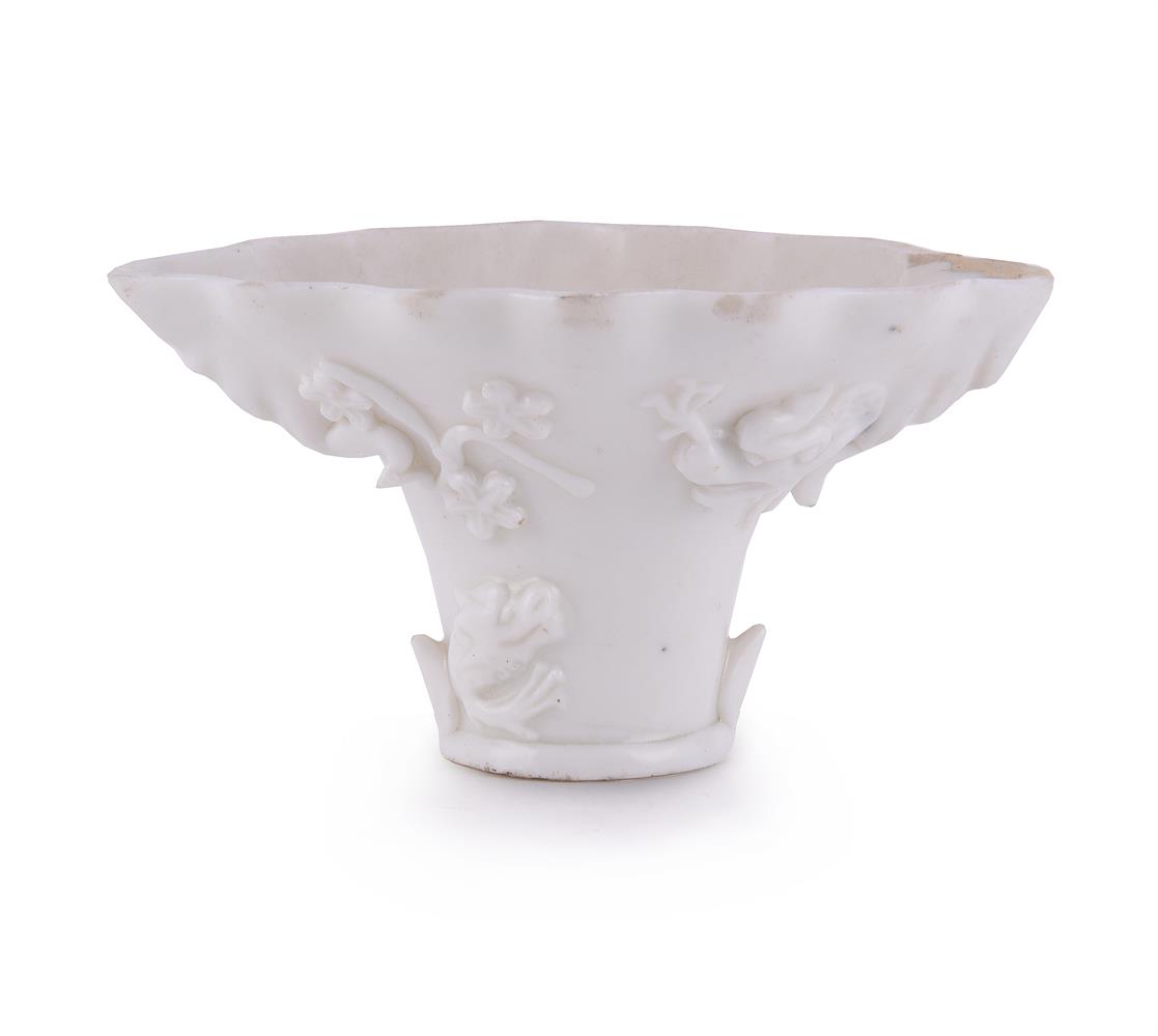 A Chinese Dehua libation cup - Image 3 of 5