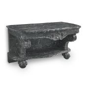 A LOUIS PHILIPPE PORTOR MARBLE CONSOLE TABLE, MID 19TH CENTURY