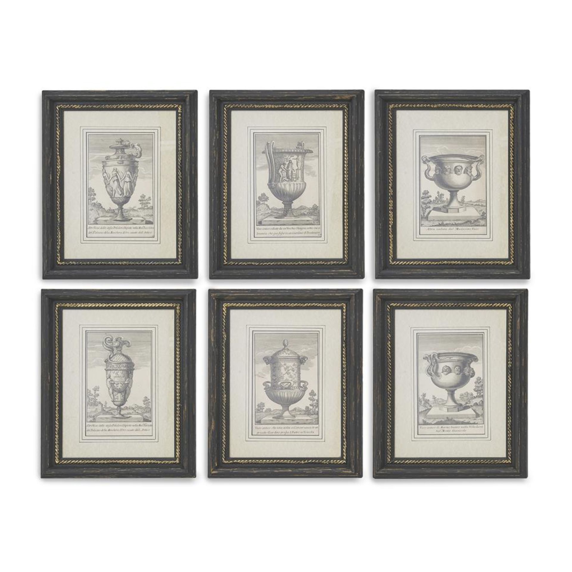 A SET OF SIX ENGRAVINGS AFTER DOMENICO DE ROSSI ITALIAN, 18TH CENTURY