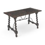 Y A SPANISH EBONY , EBONISED, AND TORTOISESHELL INLAID SIDE OR CENTRE TABLE, LATE 17TH CENTURY