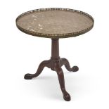 A FRENCH MAHOGANY BOUILLOTTE TRIPOD TABLE, CIRCA 1860-1880