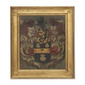 ENGLISH 18TH CENTURY SCHOOL, THE MASKELYNE COAT OF ARMS