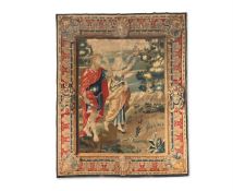 A FLEMISH TAPESTRY PROBABLY DEPICTING DIDO AND AENEAS BRUSSELS, LATE 17TH/EARLY 18TH CENTURY