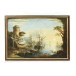 MANNER OF CLAUDE VERNET (FRENCH SCHOOL 18TH CENTURY), BUSY PORT AT SUNRISE