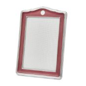 A SILVER AND PINK GUILLOCHE ENAMEL PHOTOGRAPH FRAME HENRY MATTHEWS, BIRMINGHAM 1911