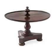 A WILLIAM IV MAHOGANY STAND OR LAZY SUSAN, CIRCA 1835