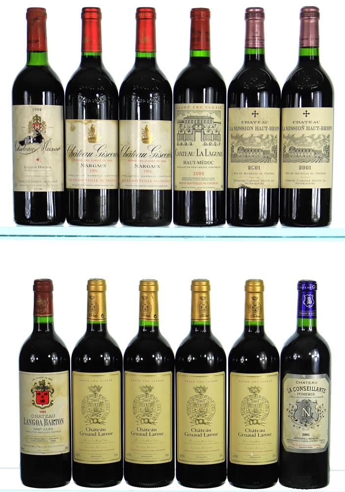 Mixed Case of Reds from Bordeaux & Lebanon