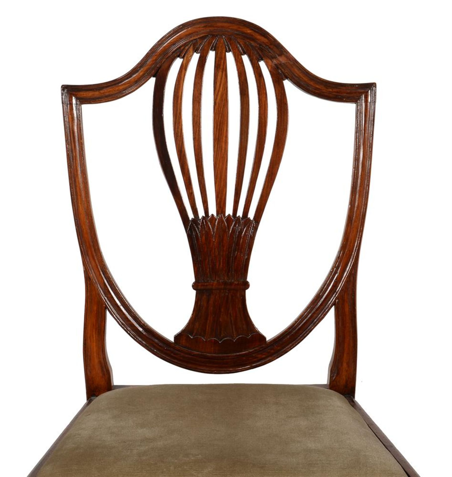 A SET OF SIX MAHOGANY DINING CHAIRS - Image 3 of 3