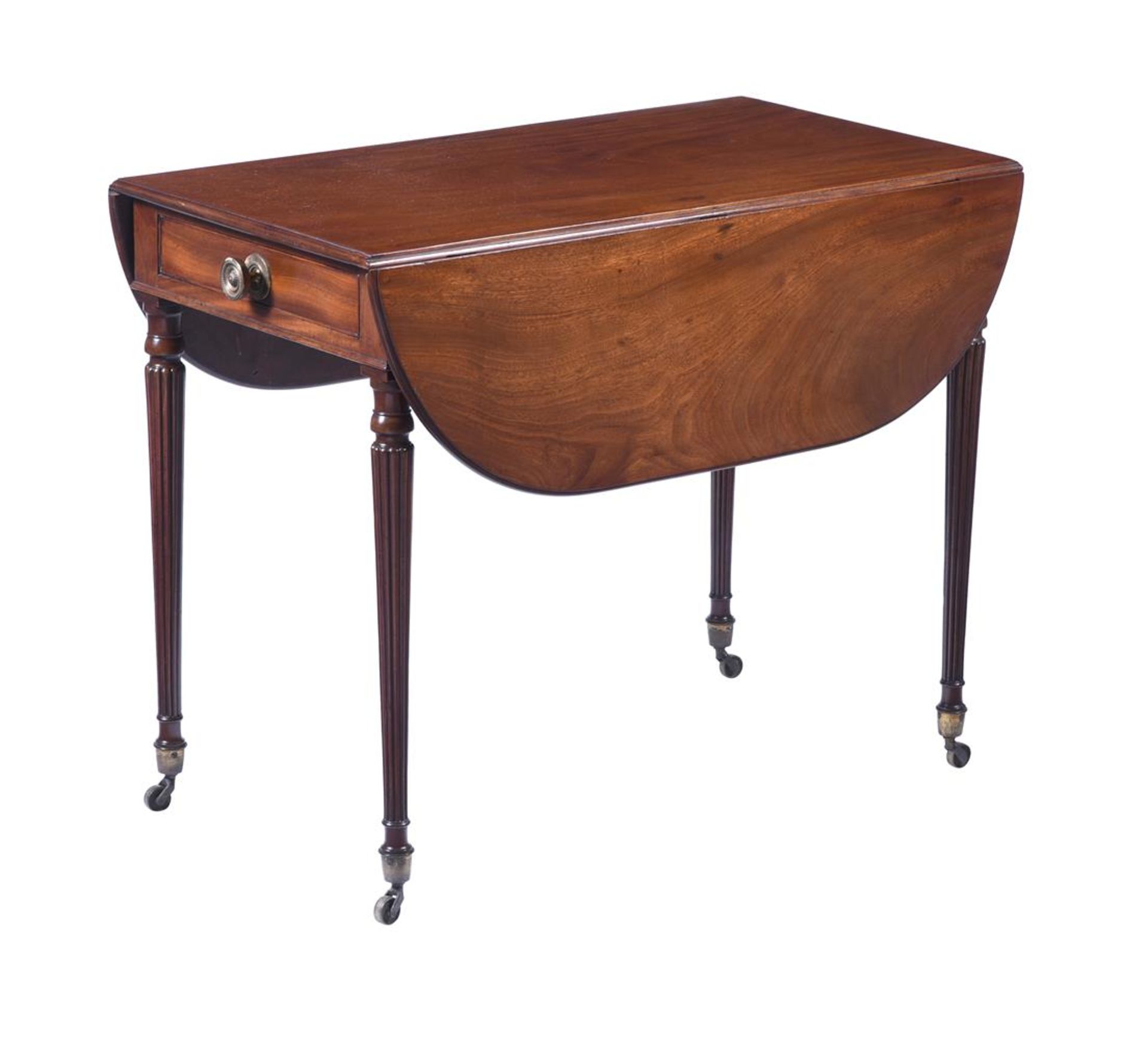 A REGENCY MAHOGANY PEMBROKE TABLE, IN THE MANNER OF GILLOWS - Image 2 of 2