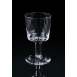 A LARGE PLAIN-STEMMED GOBLET