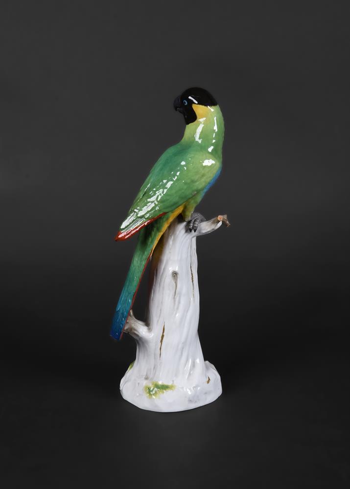 A MEISSEN MODEL OF A PARAKEET - Image 2 of 3