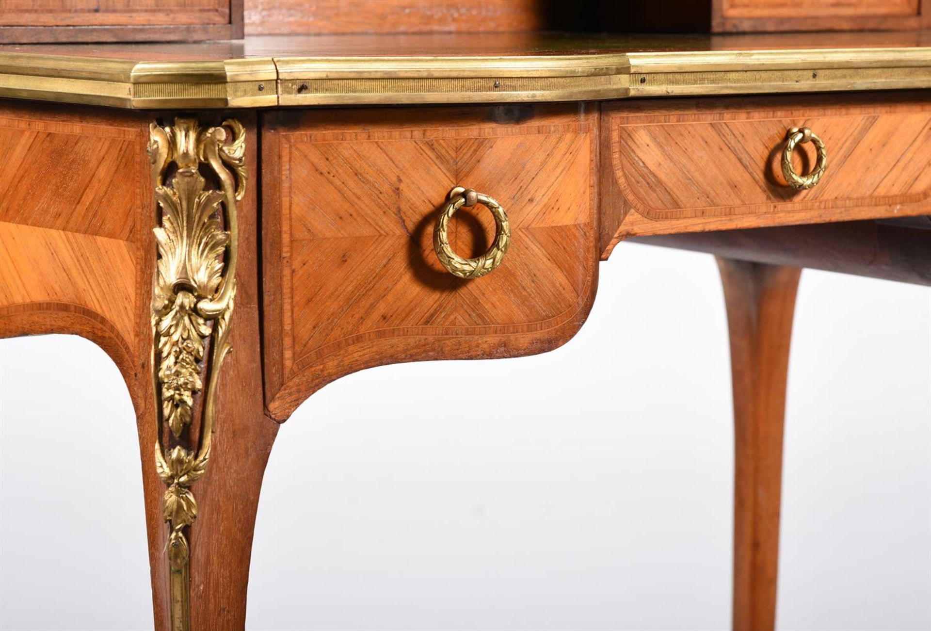 A FRENCH GILT METAL MOUNTED DESK OR BONHEUR DU JOUR - Image 3 of 3