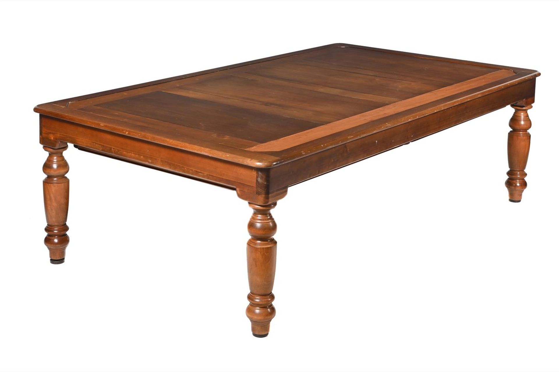A VICTORIAN OAK AND MAHOGANY METAMORPHIC SNOOKER/DINING TABLE - Image 2 of 5