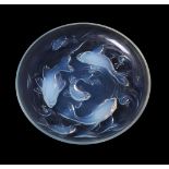 VERLYS, FRANCE, AN OPALESCENT GLASS SHALLOW BOWL