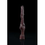 ROBERT COUTURIER (1903-2008) FOR DAUM; A PRESS-MOULDED PATE DE VERRE SCULPTURE OF ACROBATS