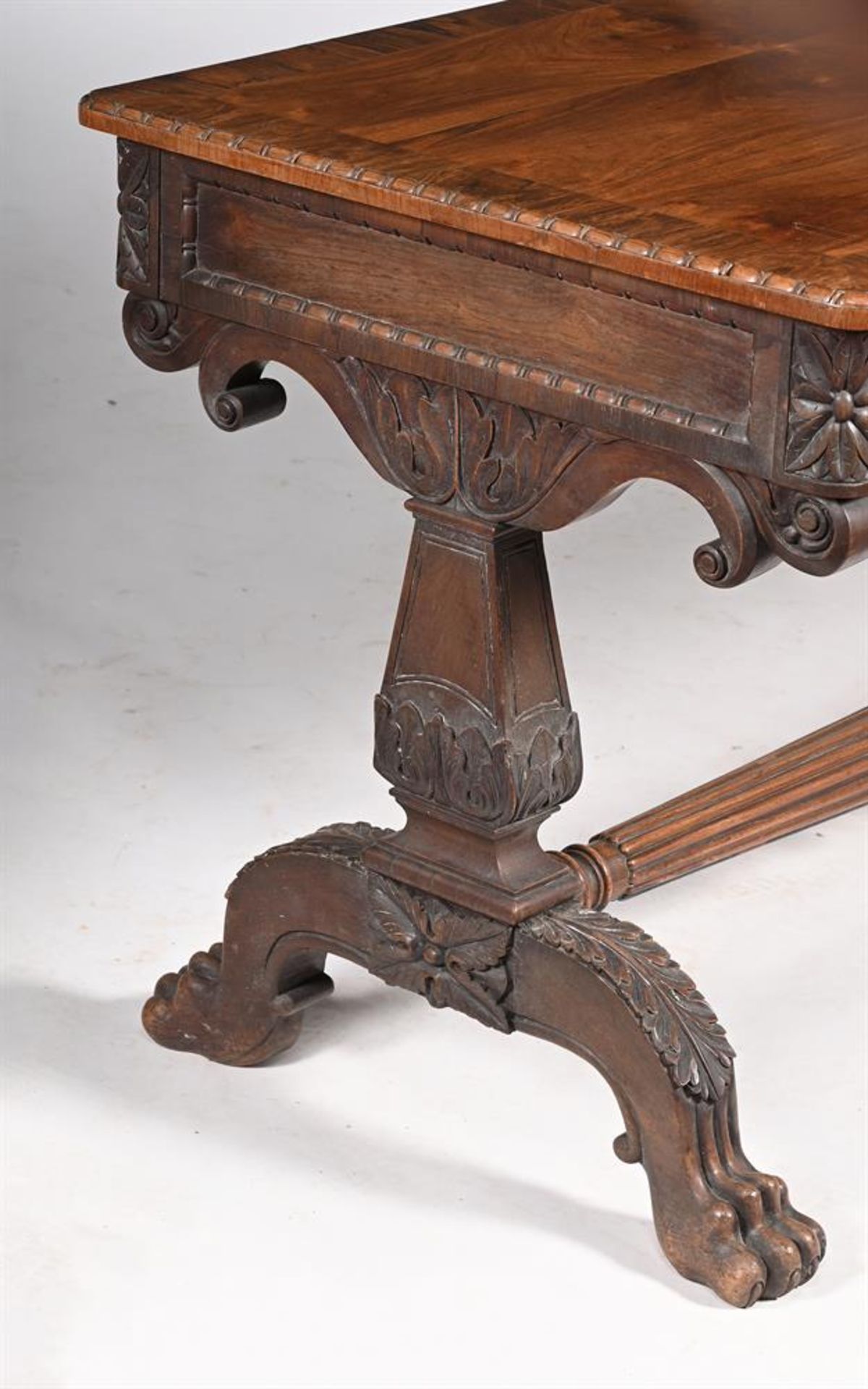 Y A GEORGE IV ROSEWOOD LIBRARY TABLE - Bild 5 aus 5