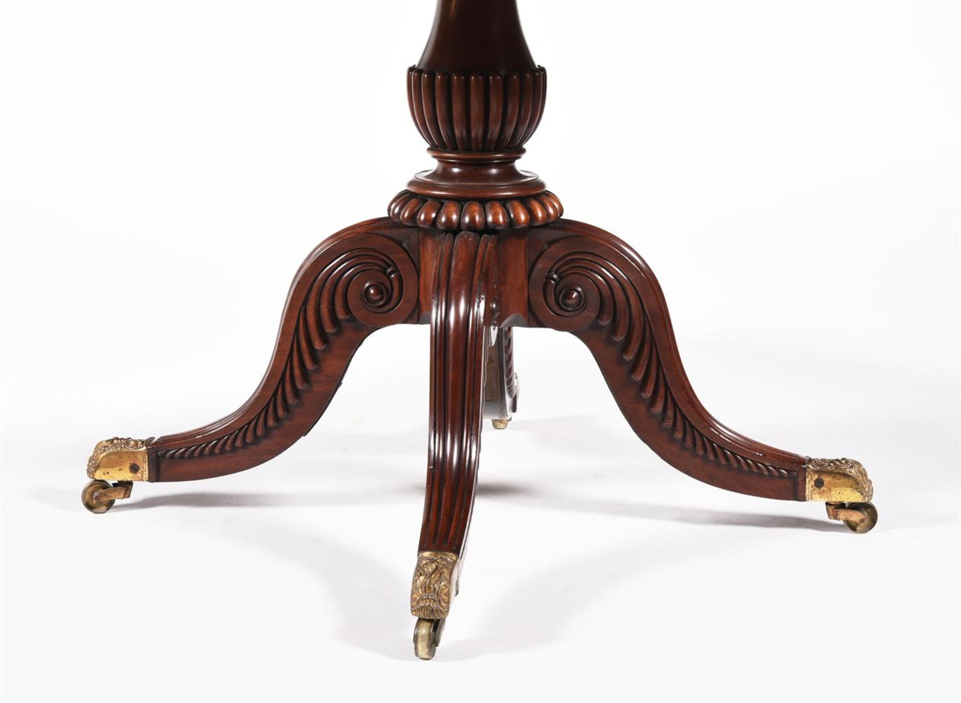 A GEORGE IV MAHOGANY TEA TABLE - Image 4 of 4