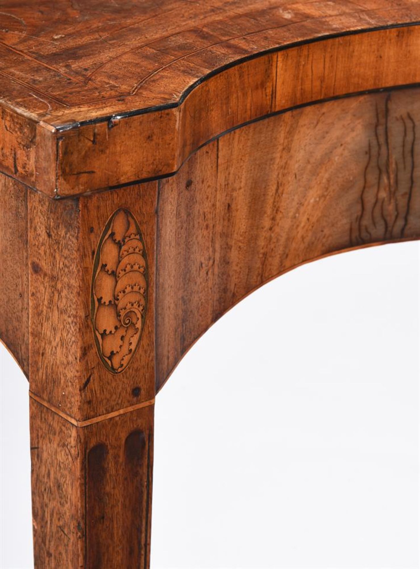 A GEORGE III MAHOGANY SERVING TABLE - Image 3 of 3